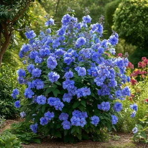 Гибискус Сансет Блоссом купить по цене от 248р. в интернет-магазине «Посадика» с доставкой почтой в в Ясныйе и по всей России – [изображение №1].