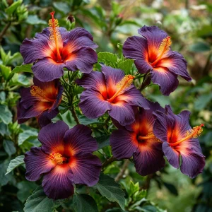 Гибискус Вивида Флэр купить по цене от 279р. в интернет-магазине «Посадика» с доставкой почтой в в Ясныйе и по всей России – [изображение №1].