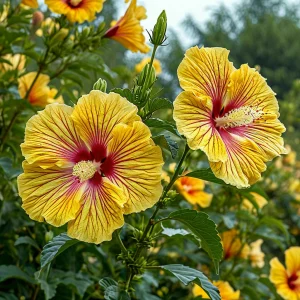 Гибискус Свит Соната купить по цене от 249р. в интернет-магазине «Посадика» с доставкой почтой в в Ясныйе и по всей России – [изображение №1].