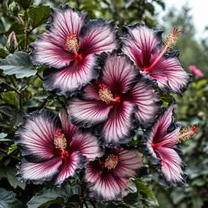 Гибискус садовый Самер Бридж купить по цене от 306р. в интернет-магазине «Посадика» с доставкой почтой в в Ясныйе и по всей России – [изображение №1].