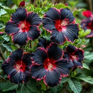 Гибискус садовый Файер Дэнсер купить по цене от 450р. в интернет-магазине «Посадика» с доставкой почтой в в Ясныйе и по всей России – [изображение №1].